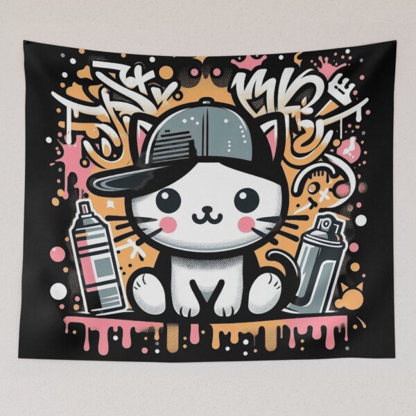 Item preview, Graffiti Cat designed and sold by the-fitzgibbon.