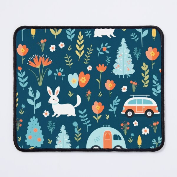 Item preview, vector art in the style of Matisse poster, johanna basford , calming colours designed and sold by Nanthikan.