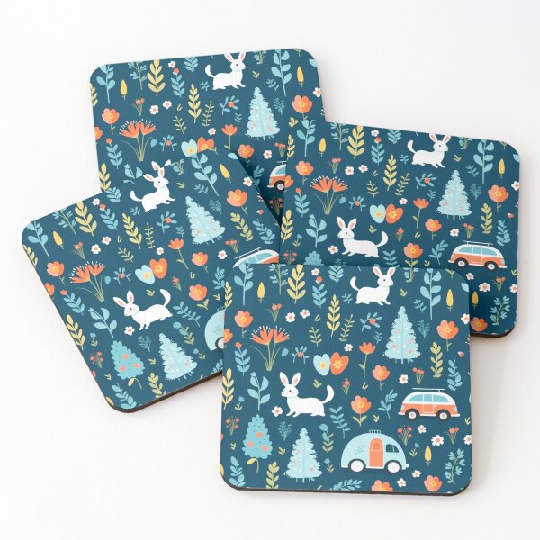 Item preview, vector art in the style of Matisse poster, johanna basford , calming colours designed and sold by Nanthikan.