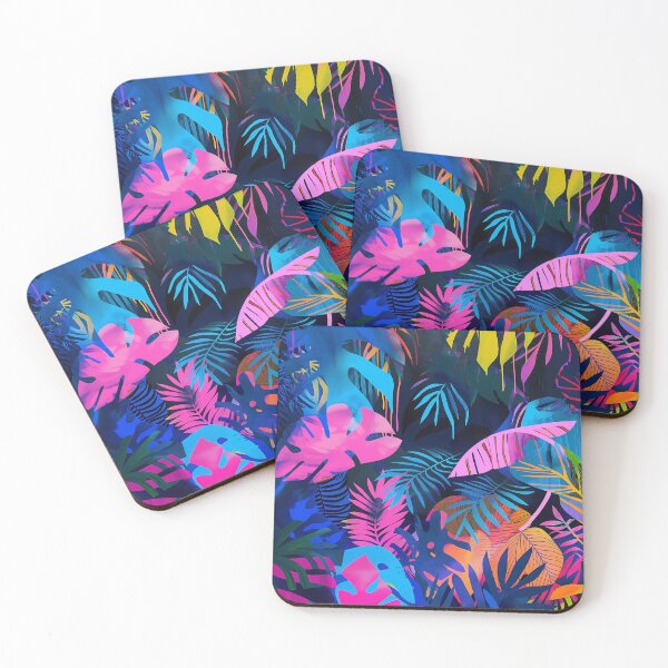 Item preview, Neon Tropics Wallpaper designed and sold by DreamerBot.