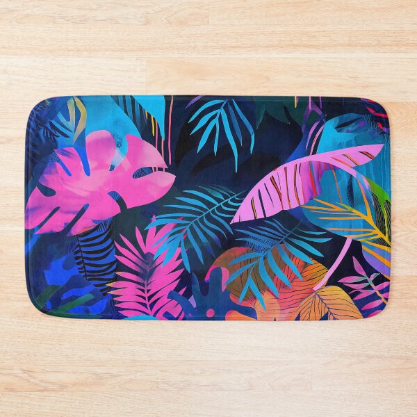 Item preview, Neon Tropics Wallpaper designed and sold by DreamerBot.