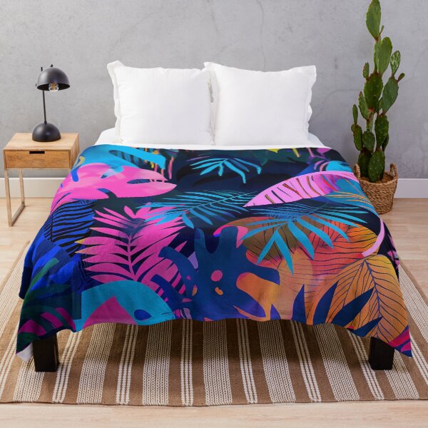 Item preview, Neon Tropics Wallpaper designed and sold by DreamerBot.