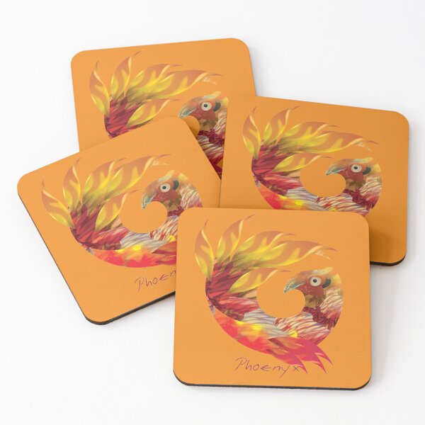 Item preview, Red Phoenyx Fantastic Bird (Design by Alice CCI) designed and sold by VanyssaGraphics.