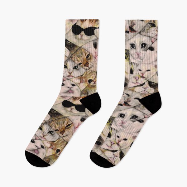 Item preview, Cat memes drawing with coloured pencils designed and sold by DipakSonarArt.