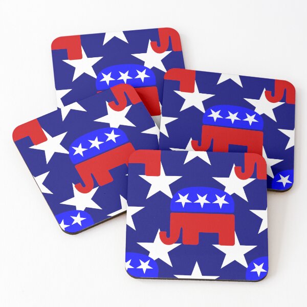 Item preview, republican elephant politics election stars  designed and sold by Gossip Rag.