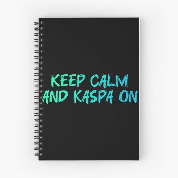 Item preview, Kaspa Crypto Zenith Peak Blockchain Design designed and sold by RadDeck.