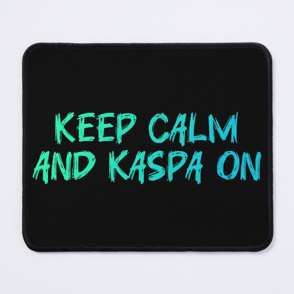 Item preview, Kaspa Crypto Zenith Peak Blockchain Design designed and sold by RadDeck.