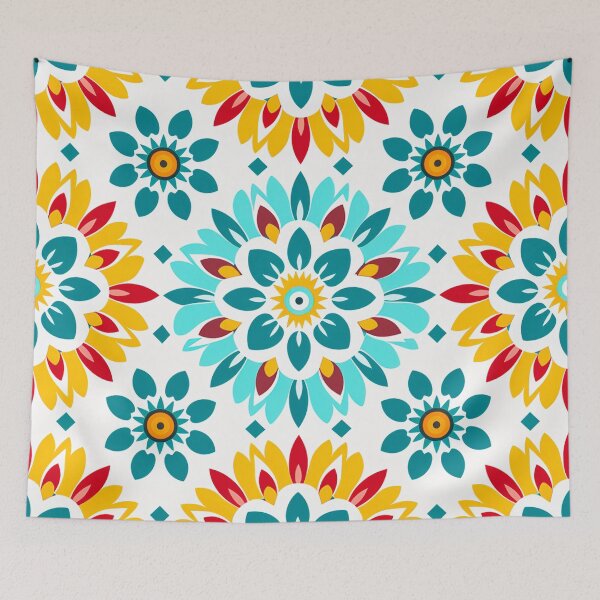 Item preview, vector art in the style of Matisse poster, johanna basford , calming colours designed and sold by Nanthikan.
