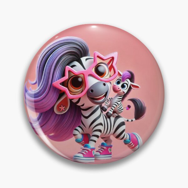 Item preview, Starry-Eyed Zebra Duo designed and sold by Sillytoe.