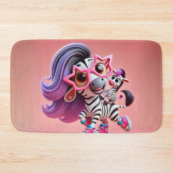 Item preview, Starry-Eyed Zebra Duo designed and sold by Sillytoe.