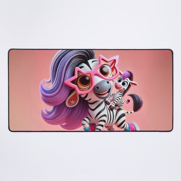 Item preview, Starry-Eyed Zebra Duo designed and sold by Sillytoe.
