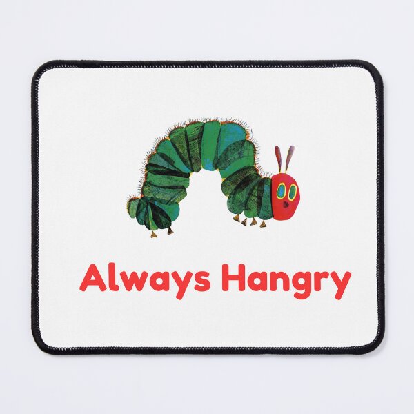 Item preview, Hangry Always hungry funny kids Tshirt The very hangry caterpillar hangry toddler hoodie funny book lover tote/ literary puns humour girl humour gift Eric carle / new mom funny Tshirt designed and sold by LaundrySalt.