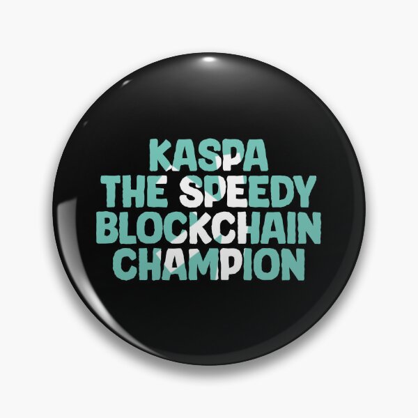 Item preview, Kaspa Crypto Evolution Blockchain Growth Design designed and sold by RadDeck.