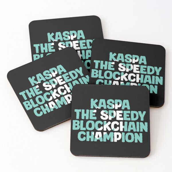 Item preview, Kaspa Crypto Evolution Blockchain Growth Design designed and sold by RadDeck.