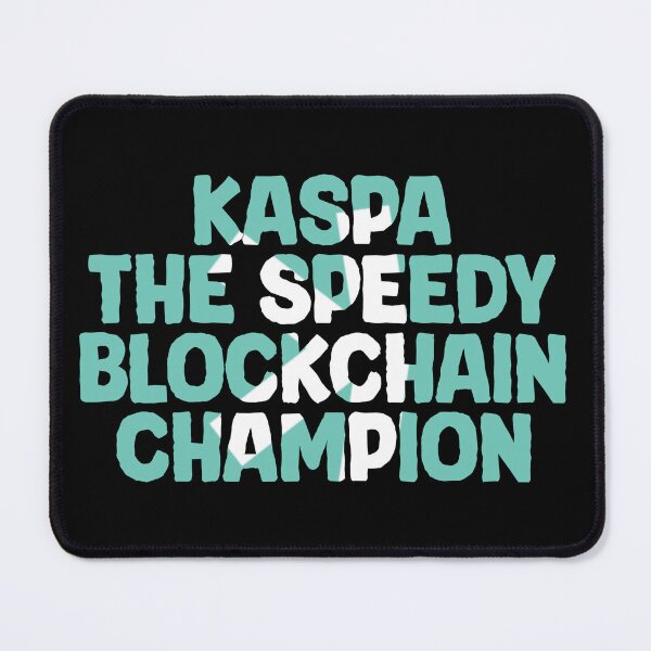 Item preview, Kaspa Crypto Evolution Blockchain Growth Design designed and sold by RadDeck.