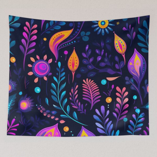 Item preview, vector art in the style of Matisse poster, johanna basford , calming colours designed and sold by Nanthikan.