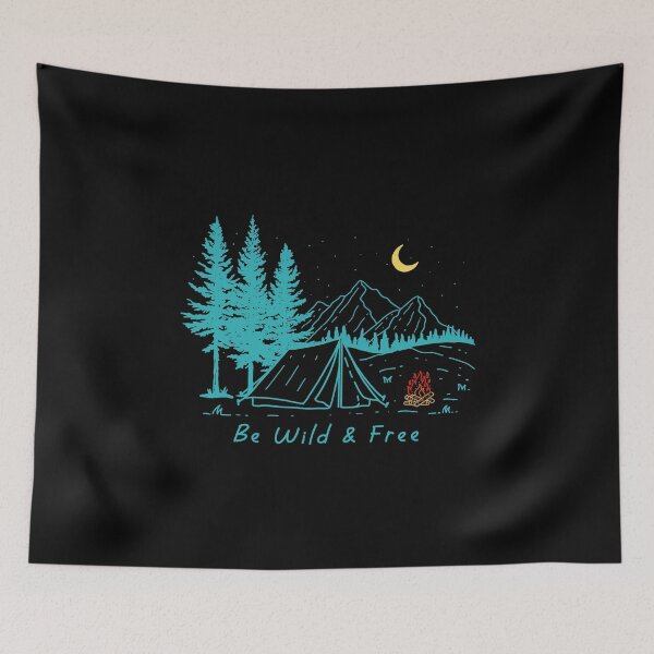 Item preview, Be Wild and Free designed and sold by ethnicdrawing.