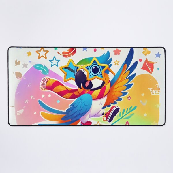 Item preview, Starry-Eyed Macaw Adventure designed and sold by Sillytoe.