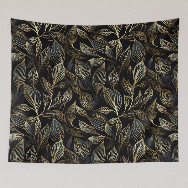 Item preview, Golden Leaves Pattern designed and sold by Sol-threads.