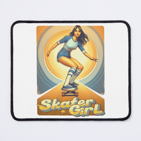 Item preview, Skater girl on a skateboard designed and sold by DigitalPartisan.