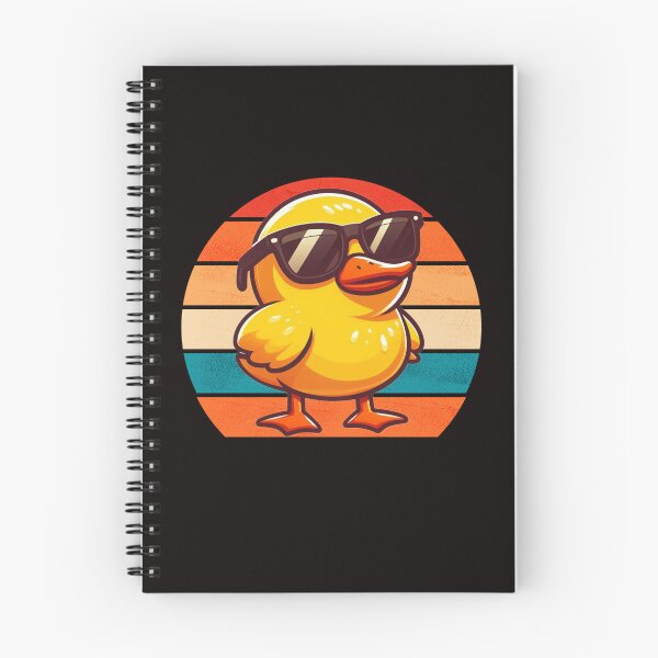 Item preview, Funny Retro Yellow Duck Design Yellow Duck Wearing Sunglasses designed and sold by Oussinc.
