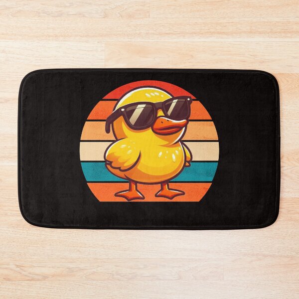 Item preview, Funny Retro Yellow Duck Design Yellow Duck Wearing Sunglasses designed and sold by Oussinc.