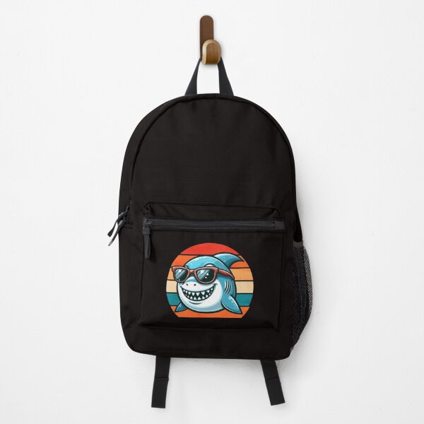 Item preview, Funny Retro Shark Design Shark Wearing Sunglasses designed and sold by Oussinc.