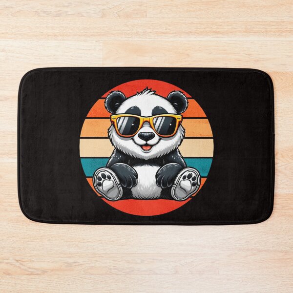 Item preview, Funny Retro Panda Design Panda Wearing Sunglasses designed and sold by Oussinc.