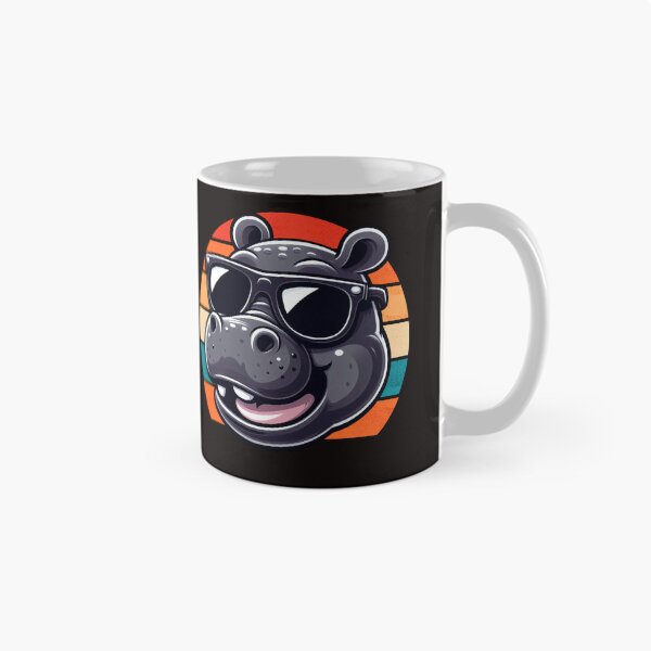 Item preview, Retro Vintage Hippo Hippopotamus Sunglass  designed and sold by Oussinc.