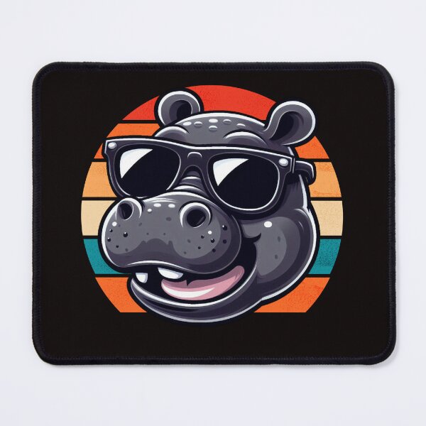 Item preview, Retro Vintage Hippo Hippopotamus Sunglass  designed and sold by Oussinc.