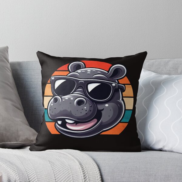 Item preview, Retro Vintage Hippo Hippopotamus Sunglass  designed and sold by Oussinc.