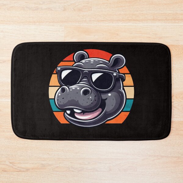Item preview, Retro Vintage Hippo Hippopotamus Sunglass  designed and sold by Oussinc.