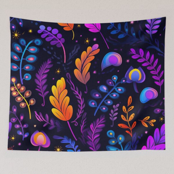 Item preview, vector art in the style of Matisse poster, johanna basford , calming colours designed and sold by Nanthikan.