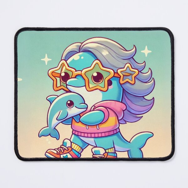 Item preview, Trendy Dolphin Duo designed and sold by Sillytoe.