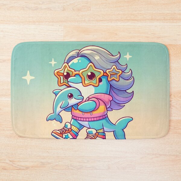 Item preview, Trendy Dolphin Duo designed and sold by Sillytoe.