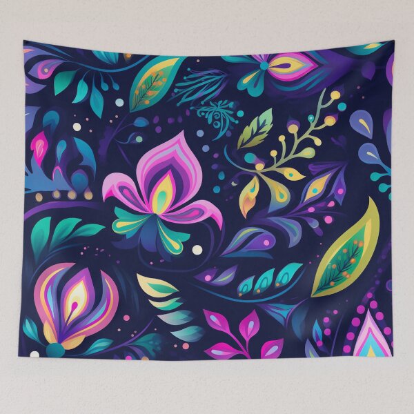 Item preview, vector art in the style of Matisse poster, johanna basford , calming colours designed and sold by Nanthikan.