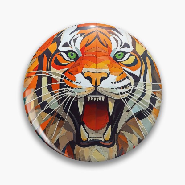 Item preview, Tiger roar in Spectral Cubist style designed and sold by fotofeast.