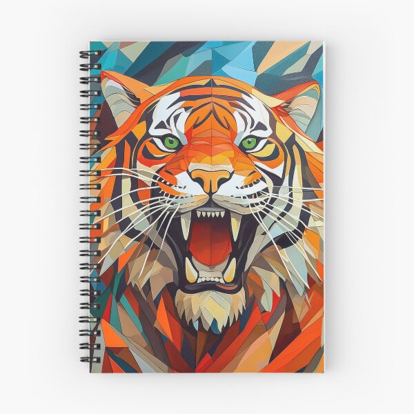 Item preview, Tiger roar in Spectral Cubist style designed and sold by fotofeast.