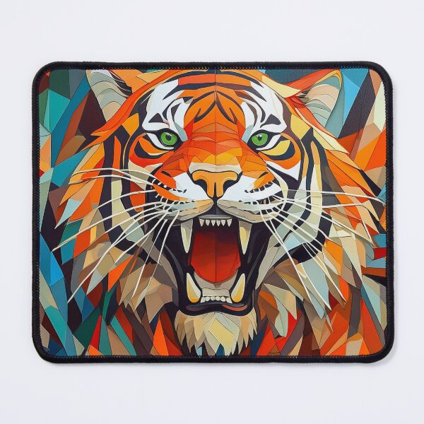 Item preview, Tiger roar in Spectral Cubist style designed and sold by fotofeast.