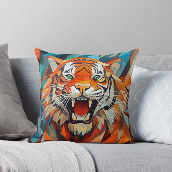 Item preview, Tiger roar in Spectral Cubist style designed and sold by fotofeast.