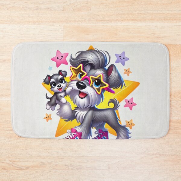 Item preview, Starry-Eyed Schnauzer Duo designed and sold by Sillytoe.