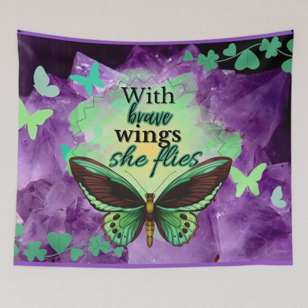 Item preview, With brave wings she fliess designed and sold by Decimo12.