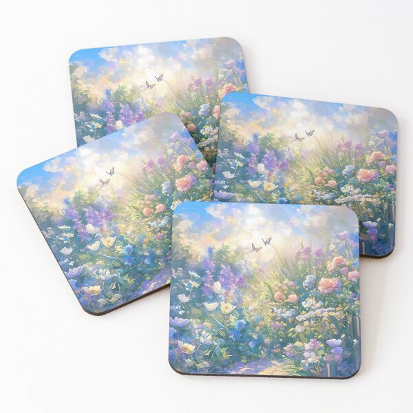 Item preview, Masterpiece Painting of Flower Garden with Butterflies designed and sold by Christian Weiss.