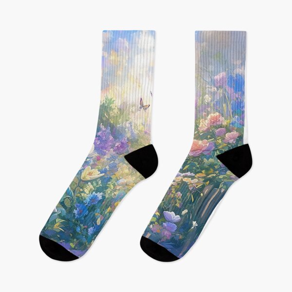 Item preview, Masterpiece Painting of Flower Garden with Butterflies designed and sold by Christian Weiss.