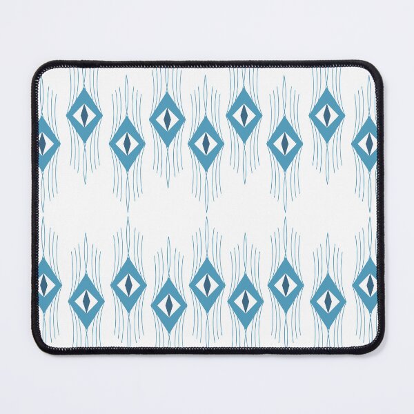 Item preview, Blue  and Line Pattern Fabric  designed and sold by yakza-design.