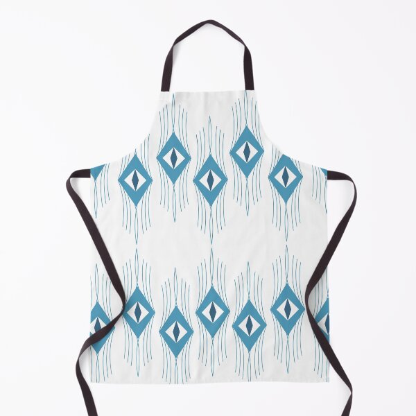 Item preview, Blue  and Line Pattern Fabric  designed and sold by yakza-design.