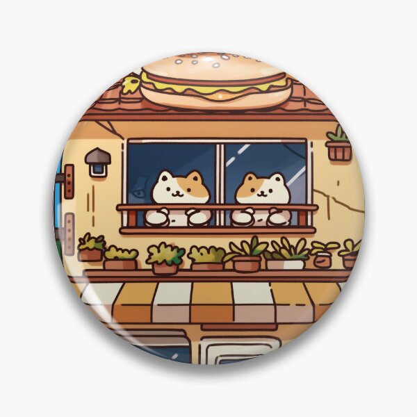 Item preview, Burger shop doodle designed and sold by xiao xuans.