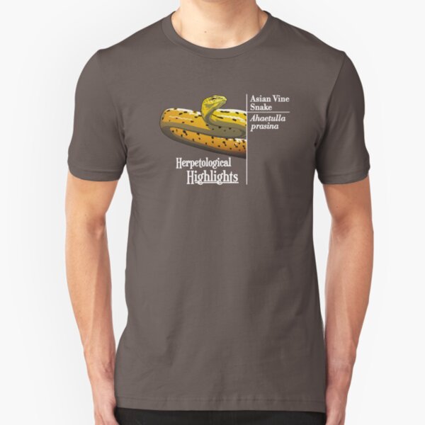 Ahaetulla prasina - Asian Vine Snake | Alternative white Slim Fit T-Shirt