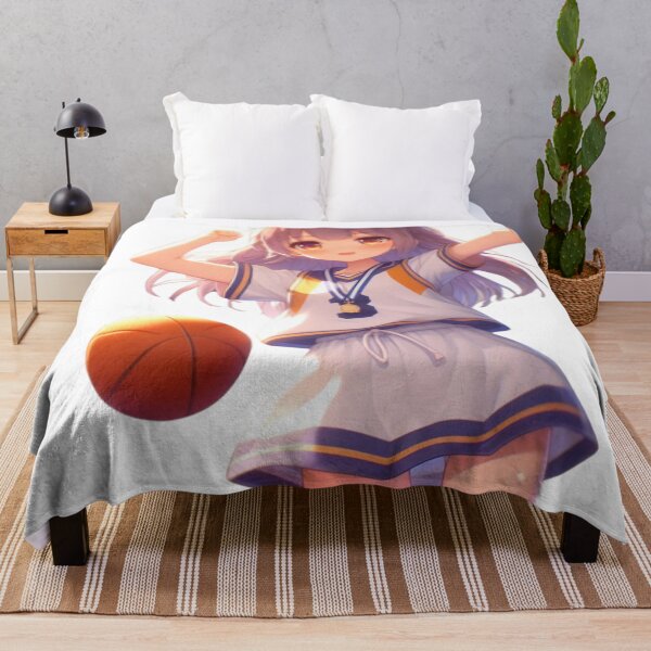 Item preview, Cute Cool Anime girl playing basketball, Pretty girl dribbling, Beautiful sports professional female basketballer at tournament jump shooting (SGVisionary) designed and sold by SGVisionary.