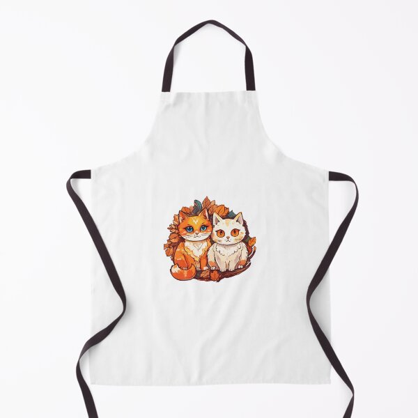Item preview, Two Cute Autumn Cats designed and sold by Subhankar Mandal.